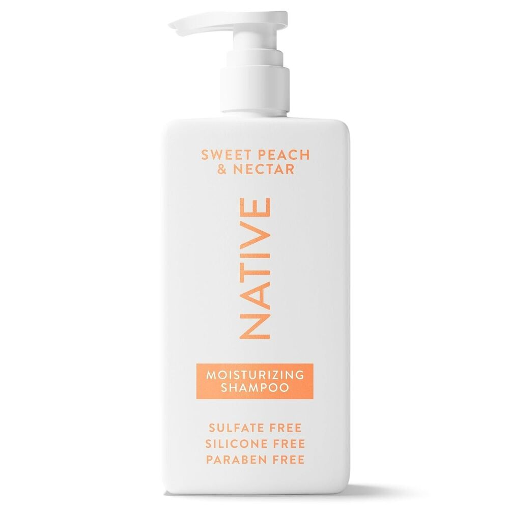 Native Moisturizing Shampoo Sweet Peach & Nectar All Curly Damaged Dry 16.5oz